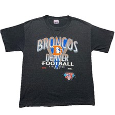 Vintage 1994 Denver Broncos T Shirt Mens XL NFL Trench 90s Graphic