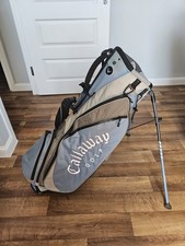 Callaway XtraLite 6-way Carry Stand Golf Bag with Rain Hood & Izzo Double Strap