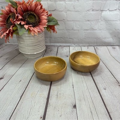 oregon myrtlewood Natural Wood Bowls Set of two grants pass cottagecore