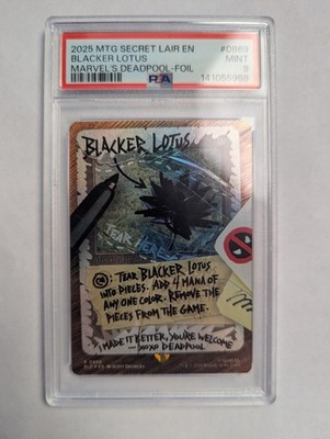 Blacker Lotus (Rainbow Foil) Secret Lair Drop Foil for sale online