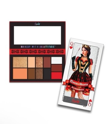 Rude Cosmetics Face Card Palette - Queen of Hearts 0.51 oz Eyes, Face & Lips