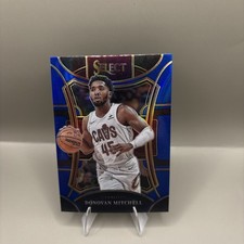 2023-24 Panini Select Donovan Mitchell Blue Prizm #363 Cleveland Cavaliers