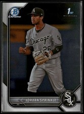 2022 Bowman Draft #BDC-183 Jordan Sprinkle Chrome