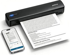 Portable Inkless Bluetooth Thermal Printer Wireless for Travel, iOS, Android