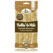 Fieldcrest Farms Nothing to Hide Natural Rawhide Alternative Small Twist Stix fo