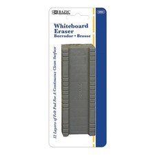 BAZIC Peel-Away Whiteboard Eraser, pack of 24