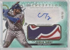 2022 Topps Inception Aqua 48/50 Curtis Terry #IAP-CT Patch Auto 16w8
