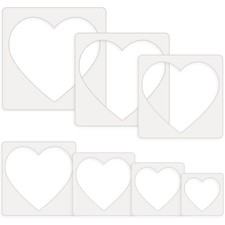 Teling 14 Pieces Large Stencil for Painting on Wood Plastic 5 Point Template ...