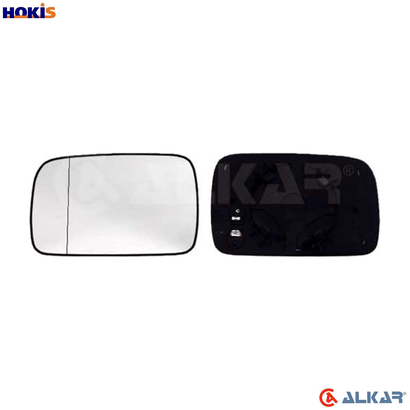 Mirror insert glass Left Heatable 6423156 ALKAR for RENAULT KANGOO - Image 8