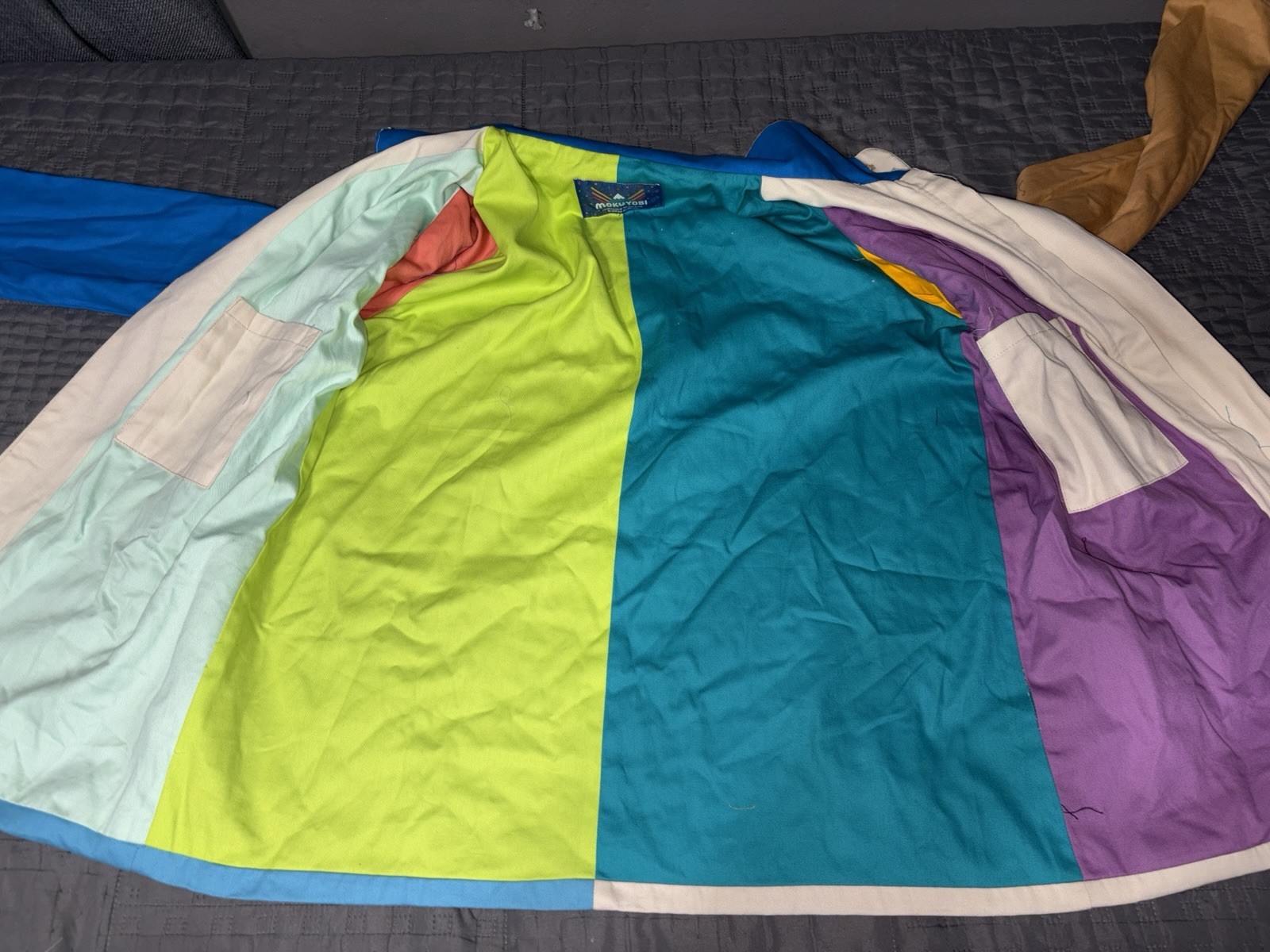 Mokuyobi Colorblock Patchwork Jacket Multicolor - image 11