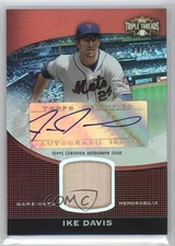 2011 Topps Triple Threads Unity Auto Relic /99 Ike Davis #TTUAR-48 Auto