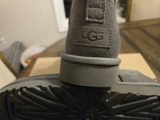 NEW 100 Authentic UGG Classic Ultra Mini Grey 1116109 Women's Ankle Boots W9