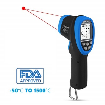 Infrarot-Thermometer berührungslos -50~1500C Digitale Laser-IR-Temperaturpistole