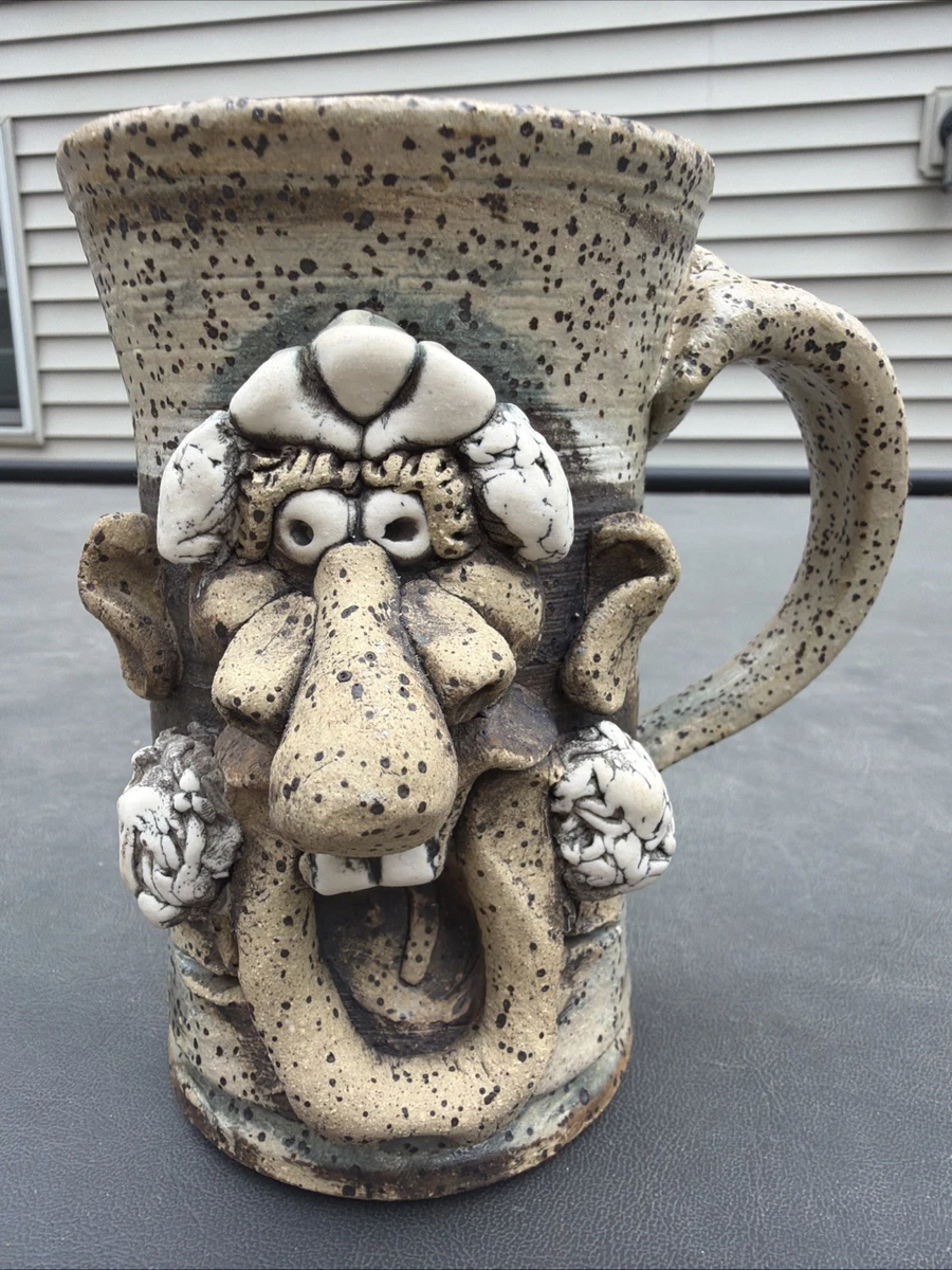 Funny Face Mug In Studio & Handcrafted Art Pottery for sale | eBay