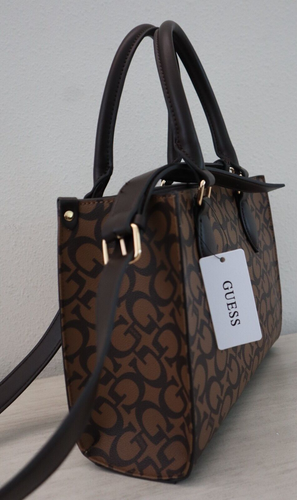Guess JG916924 Women's Coca PU Leather Castalia Top Handle Crossbody Purse $98+ - Picture 11 of 19