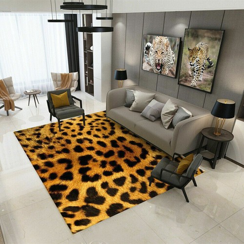 Animal Print Fußmatte Teppich Tiger Leopard Teppich Wohnzimmerteppich Flurläufer Carpet - Bild 39 von 120