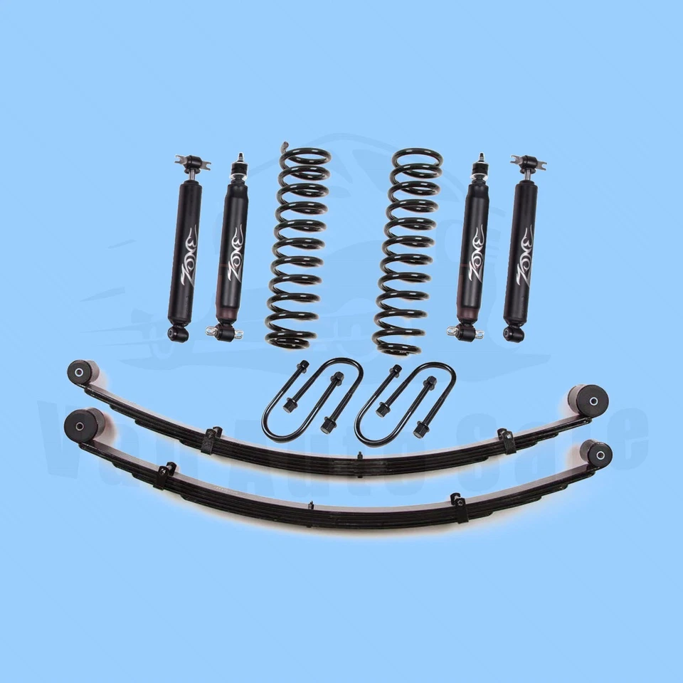 Zone 3 英寸带后叶弹簧升降套件 1984 - 2001 适用于吉普切诺基 XJ 4WD — 第 2/3 张图片