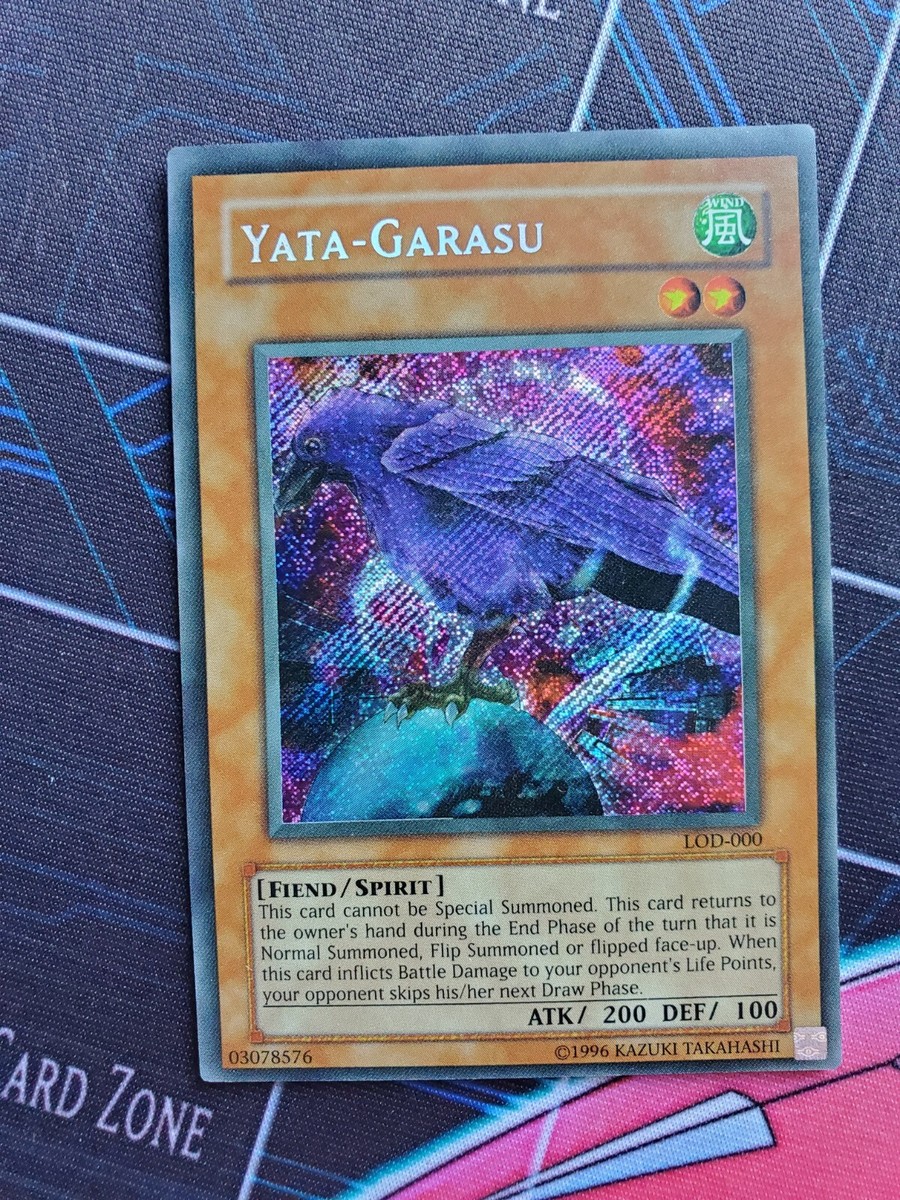 Yugioh x1 Yata-Garasu LOD-000 Secret Rare NM Unlimited (TL) | eBay