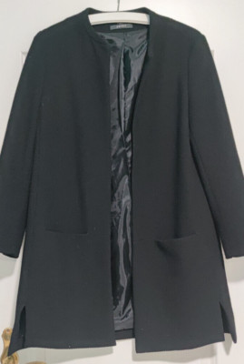 #646 Jacke Longblazer Esprit Größe S 36 schwarz ohne Knöpfe, Top Zustand elegant