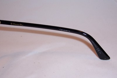 Christian Dior Dioressence 11 807 Black Eyeglass Frames 53-17-145 Italy Made NEW CHRISTIAN DIOR EYEGLASSES ESSENCE 11 807 BLACK 53mm RX  main image 4