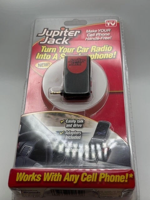 Kit adaptador convertidor altavoz manos libres radio coche teléfono celular Jupiter Jack Foto 2 de 4