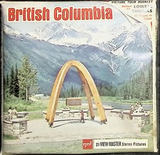 British Columbia Canada 3d View-Master 3 Reel Packet SEALED