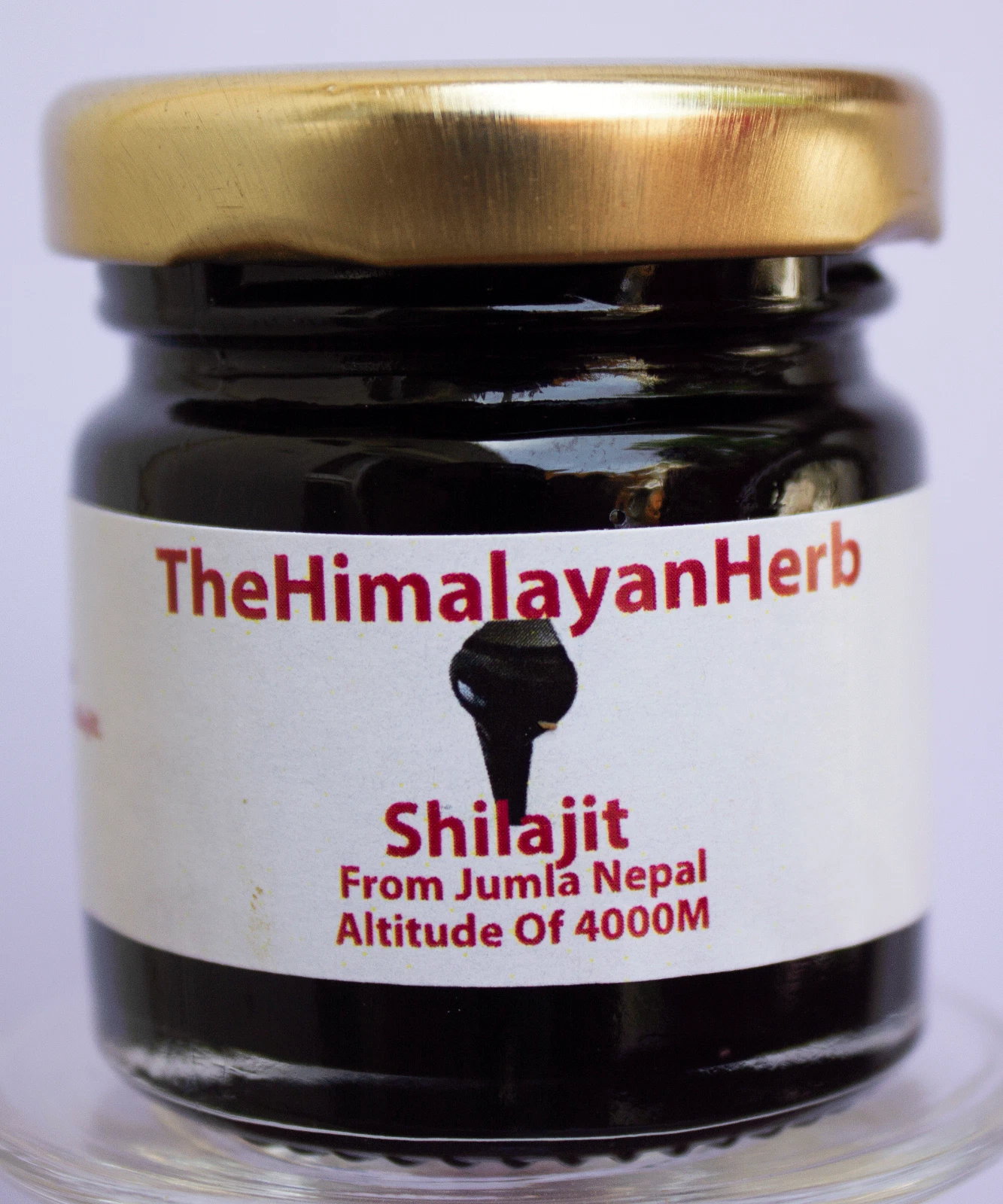 Himalayan Pure Shilajit From High Himalaya Nepal 40g In Glass Jar