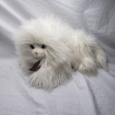 Vintage Dakin Plush White Persian Cat Soft Classics Plush Stuffed Animal 14"