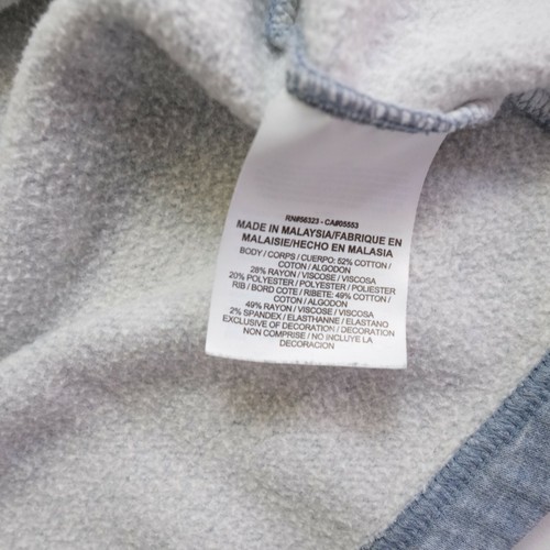 Nike Girls Rayon Blend Long Sleeve Heather Light Blue Hoodie Sweatshirt Youth L - Picture 7 of 7