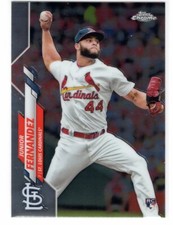 2020 Topps Chrome Rookie #162 Cardinals Junior Fernandez RC