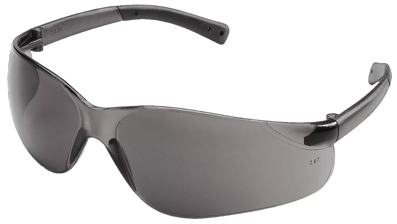 MCR Crews BK112 Bearkat Safety Glasses Gray Lens 1 Pair Gray Temple Gray Lens