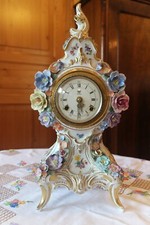 Antike Porzellan Uhr