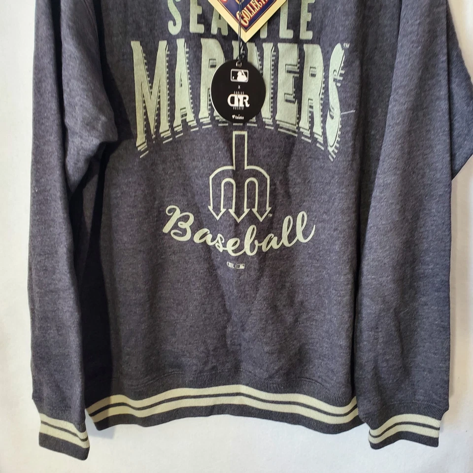 Seattle Mariners Sweatshirt Men's XL Darius Rucker Fanatics Heather Charcoal NWT - Image 4 of 4