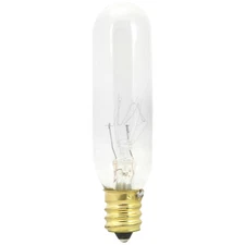 10Pack Tubular Light Bulb, Clear Tube T6 Bulb, 25W, 2600K, 180LM, T6 E12, 120V