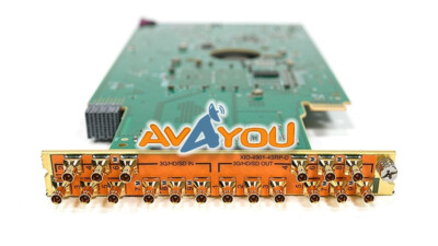 Grass Valley XIO-4901 3G/HD/SD I/O Coax Input Board for FR4 Node