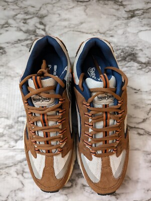 New Skechers x Snoop Dogg Stamina-Snoop '91 Tan Navy Sneakers