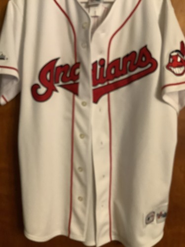 AUTHENTIC MAJESTIC LARGE JIM THOME CLEVELAND INDIANS JERSEY VINTAGE OLD 90s - Picture 6 of 8