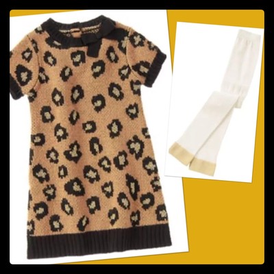 Robe Pull Gymboree Right Meow Imprimé Léopard - Taille 3/3T, Neuve Avec étiquettes, Multicolore