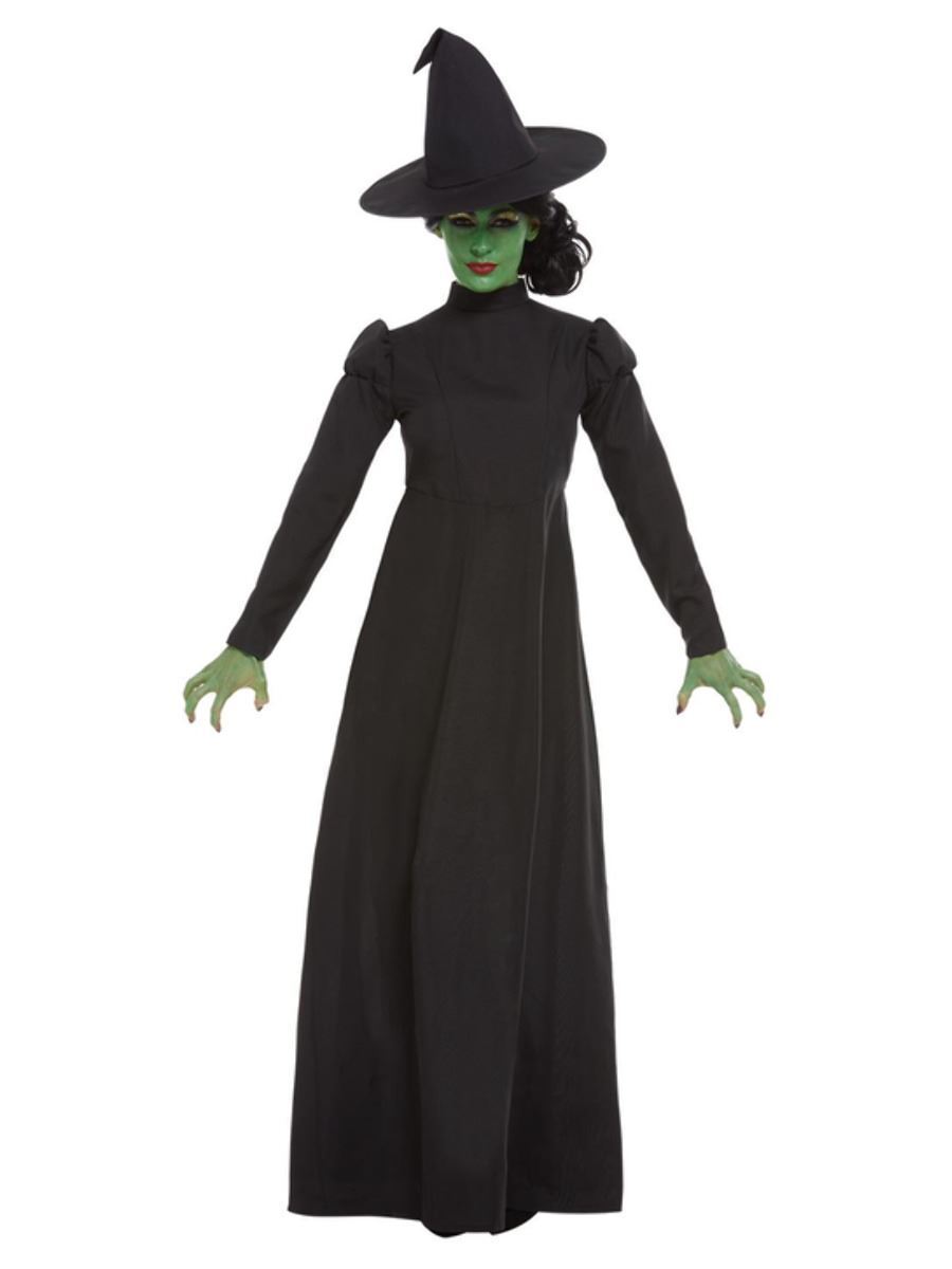 Mujer Bruja Malvada Disfraz de Halloween Clásico Espeluznante Tradicional