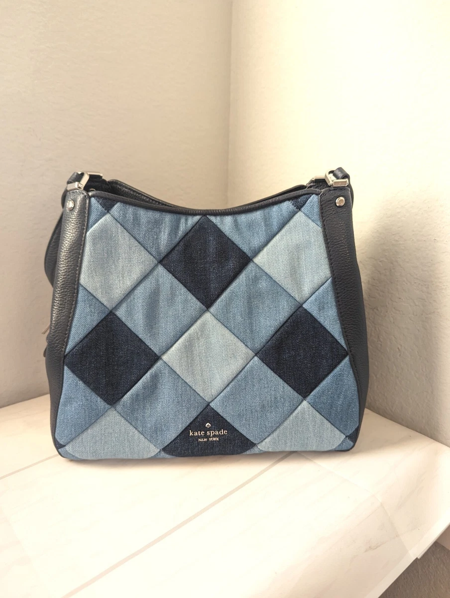 Kate spade denim patchwork purse Clearance