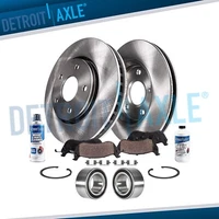 Front Disc Rotors Ceramic Brake Pads Wheel Bearings for 2013 - 2020 Honda Accord (For: More than one vehicle)