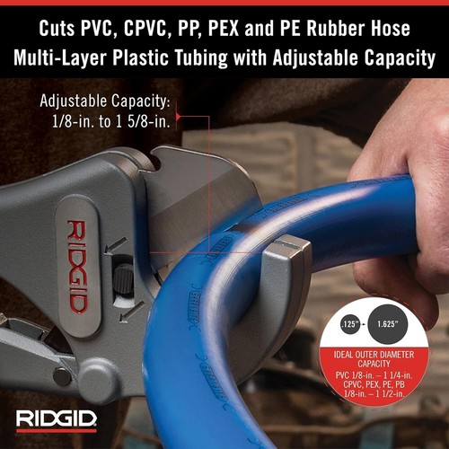 Precision Aluminum Ratcheting Cutter 1/8"-1-5/8" | Quick Change Blade - Picture 5 of 11