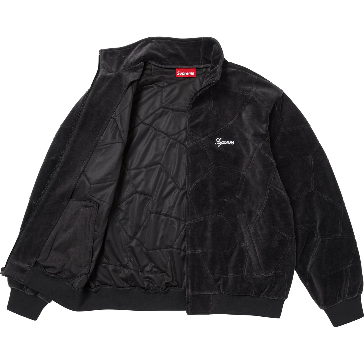 トップス supreme crushed velvet track jacket Supreme Crushed Velvet Track Jacket (FW23) - $158