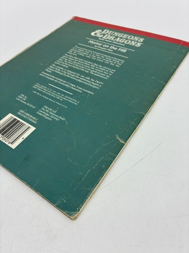 D&D Module B5 - Horror on the Hill - Dungeons and Dragons 1983 TSR 9078 Vintage - Picture 8 of 10
