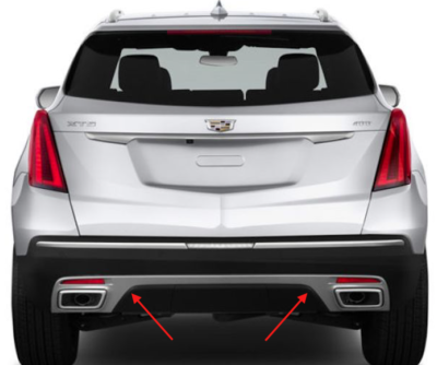 Factory Cadillac XT5 Rear Bumper Valence Panel Silver GM New