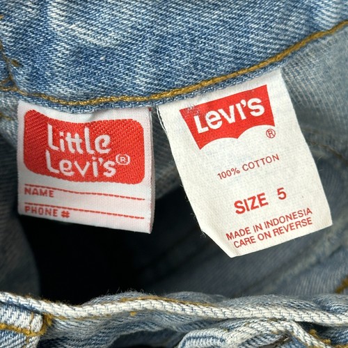 Vintage Children Little Levi’s Jean Shorts Size 5 (Fits 21.5x 7 Inseam) Preserve - Picture 14 of 15