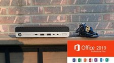 HP EliteDesk 800 G3 mini i5-7500T 16GB 500GB NVMe SSD Windows 10 Pro Office Pro