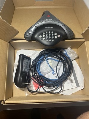 Polycom VS300 Voice Station 300 2201-17910-001 Audio Conference Phone Bundle