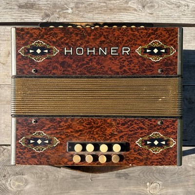 Vintage Hohner Vienna 2915 Diatonic 29 Button Accordion Made in Germany READ