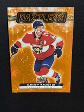 23-24 UD Series 2 Hockey Orange Dazzlers DZ-61 Matthew Tkachuk